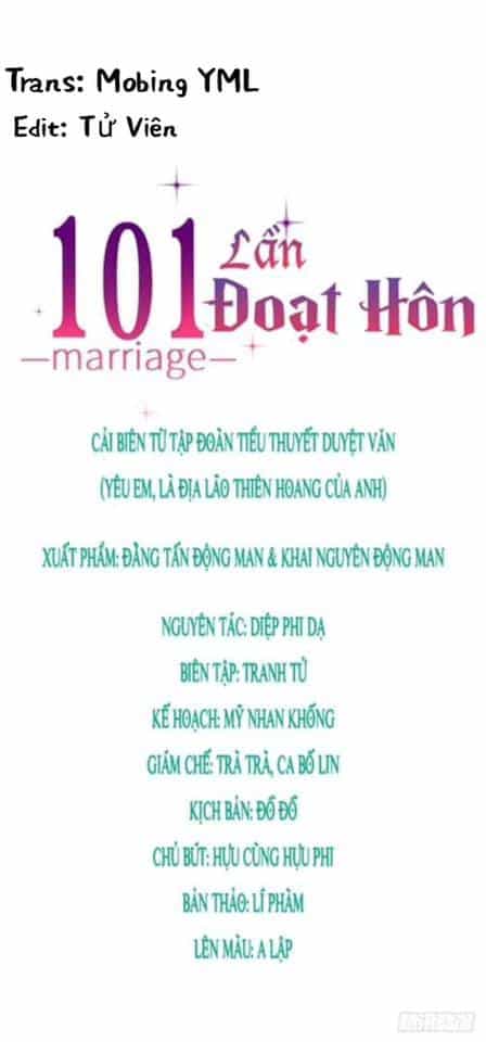 101 Lần Đoạt Hôn - Chương 3 - ảnh 1