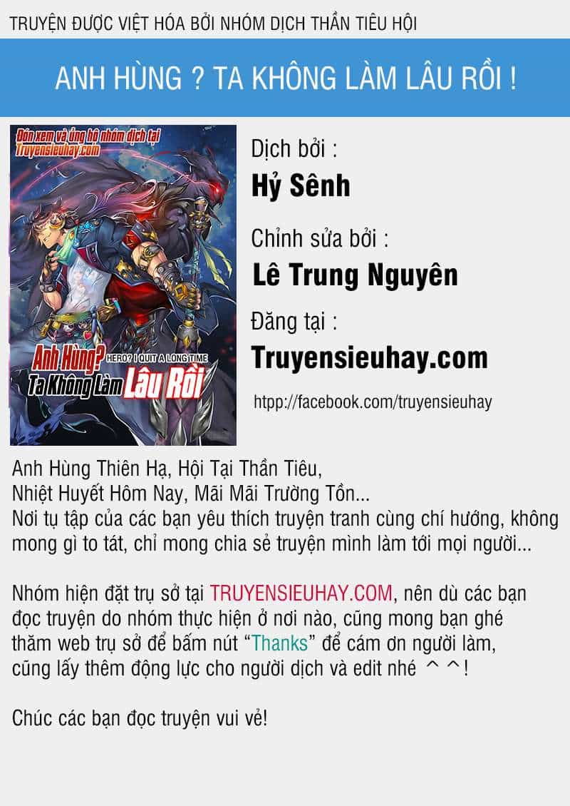 Anh Hùng ? Ta Không Làm Lâu Rồi - Chương 63 - ảnh 1