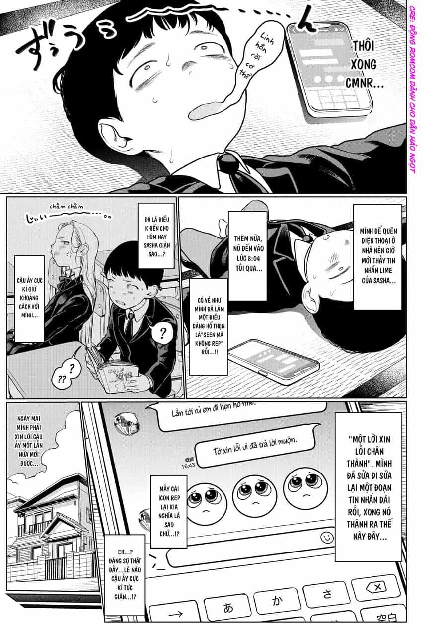 Bé Sơ Trung Sasha Và Thằng Bạn Otaku Cùng Lớp - Chương 22 - ảnh 3
