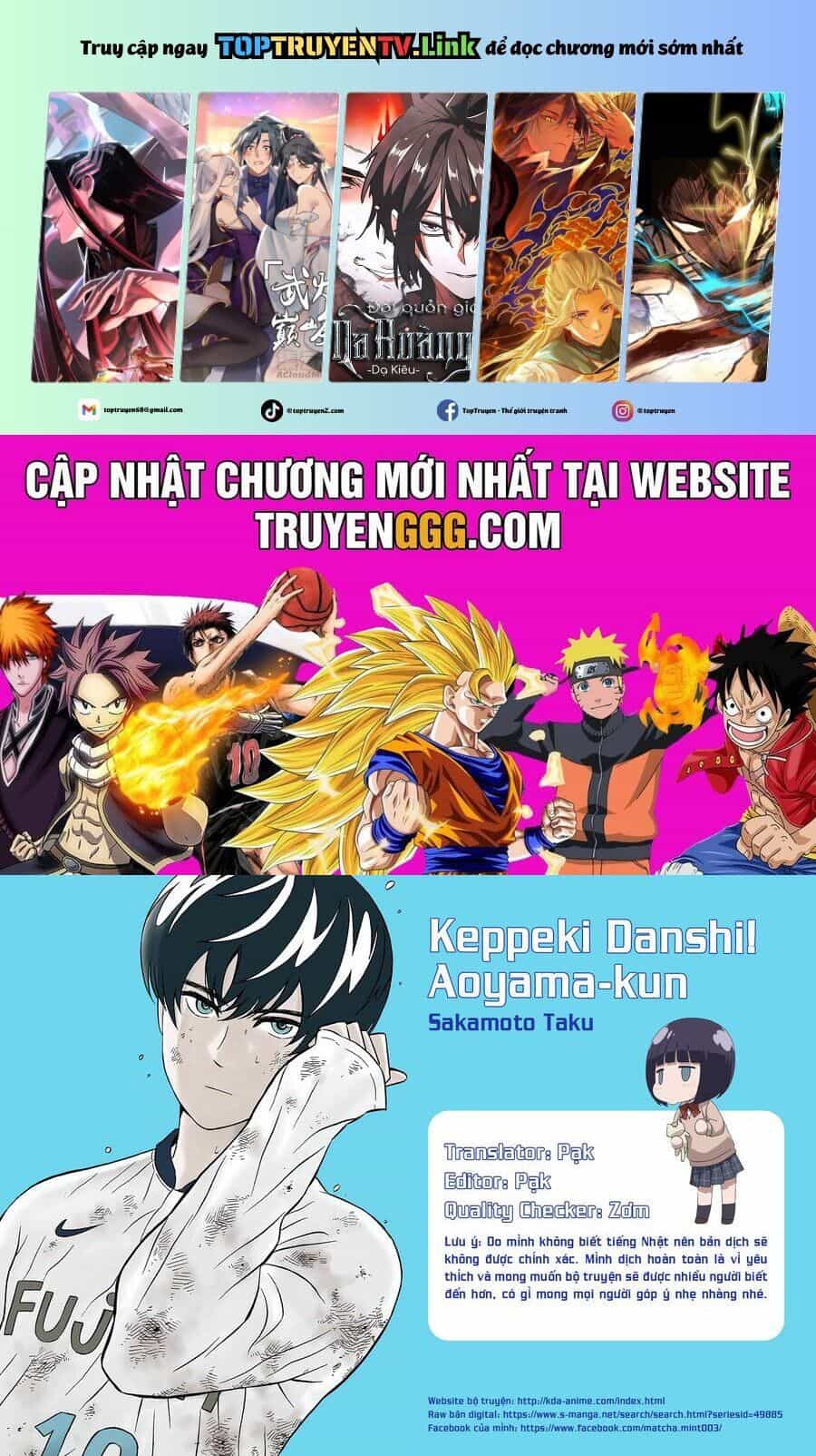 Chàng Trai Sạch Sẽ! Aoyama-Kun - Chương 3 - ảnh 2