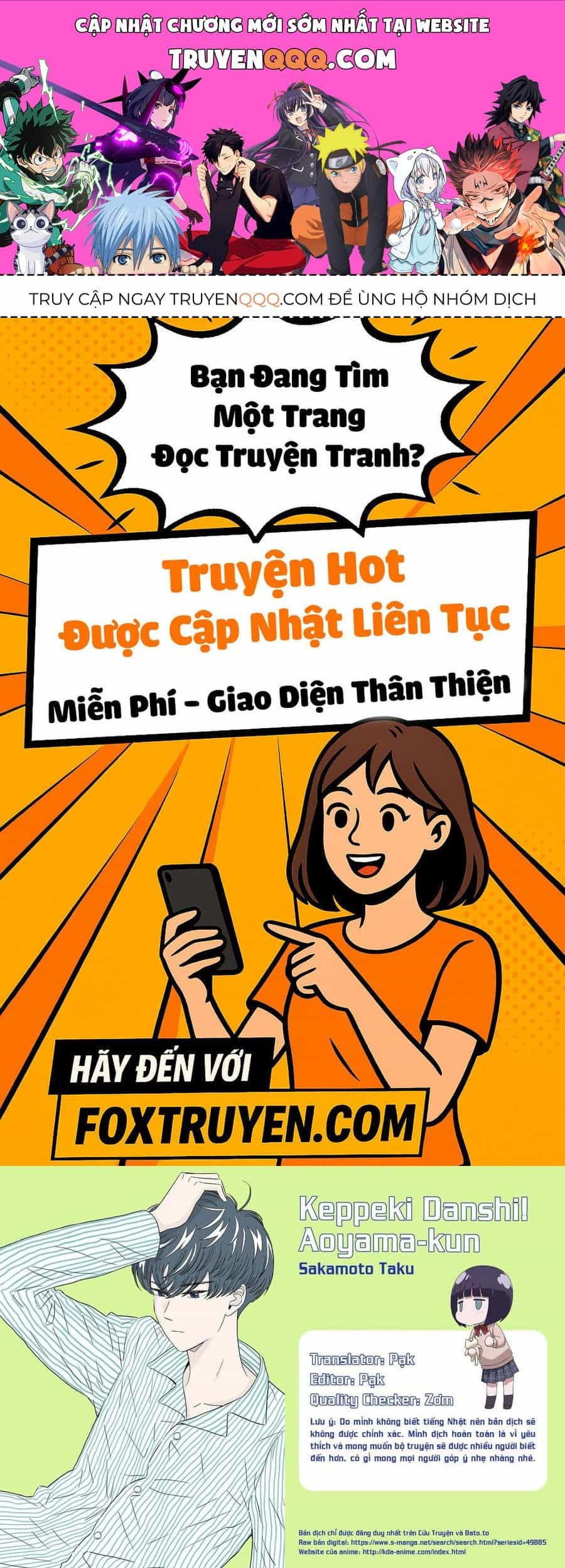 Chàng Trai Sạch Sẽ! Aoyama-Kun - Chương 60 - ảnh 1