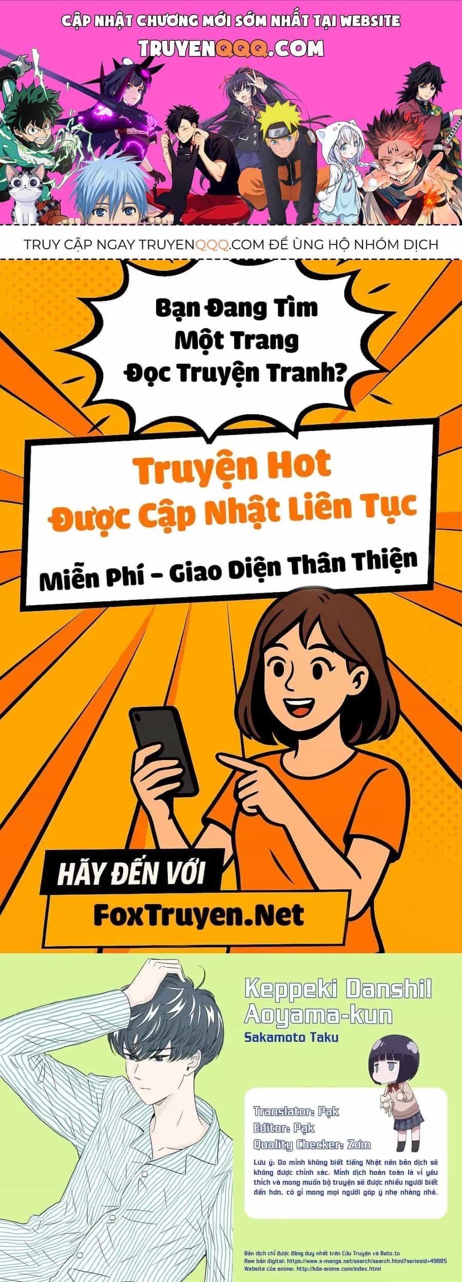 Chàng Trai Sạch Sẽ! Aoyama-Kun - Chương 64 - ảnh 1