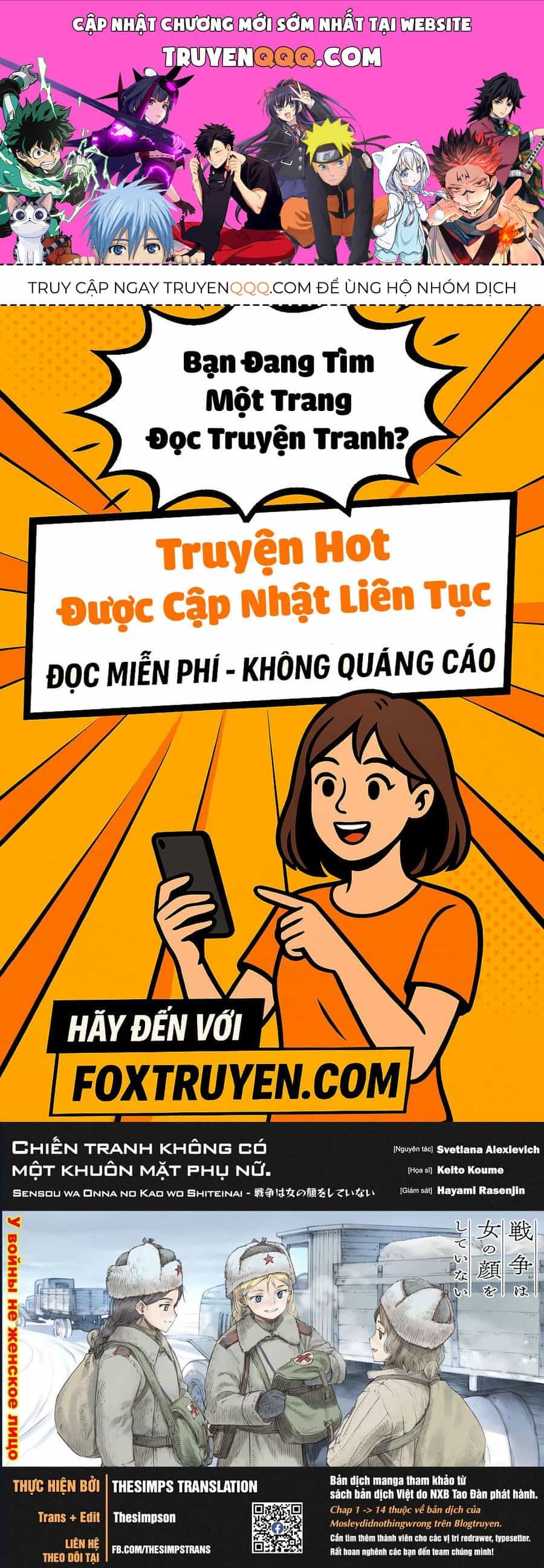 Chiến Tranh Không Có Một Khuôn Mặt Phụ Nữ - Chương 33.3 - ảnh 1