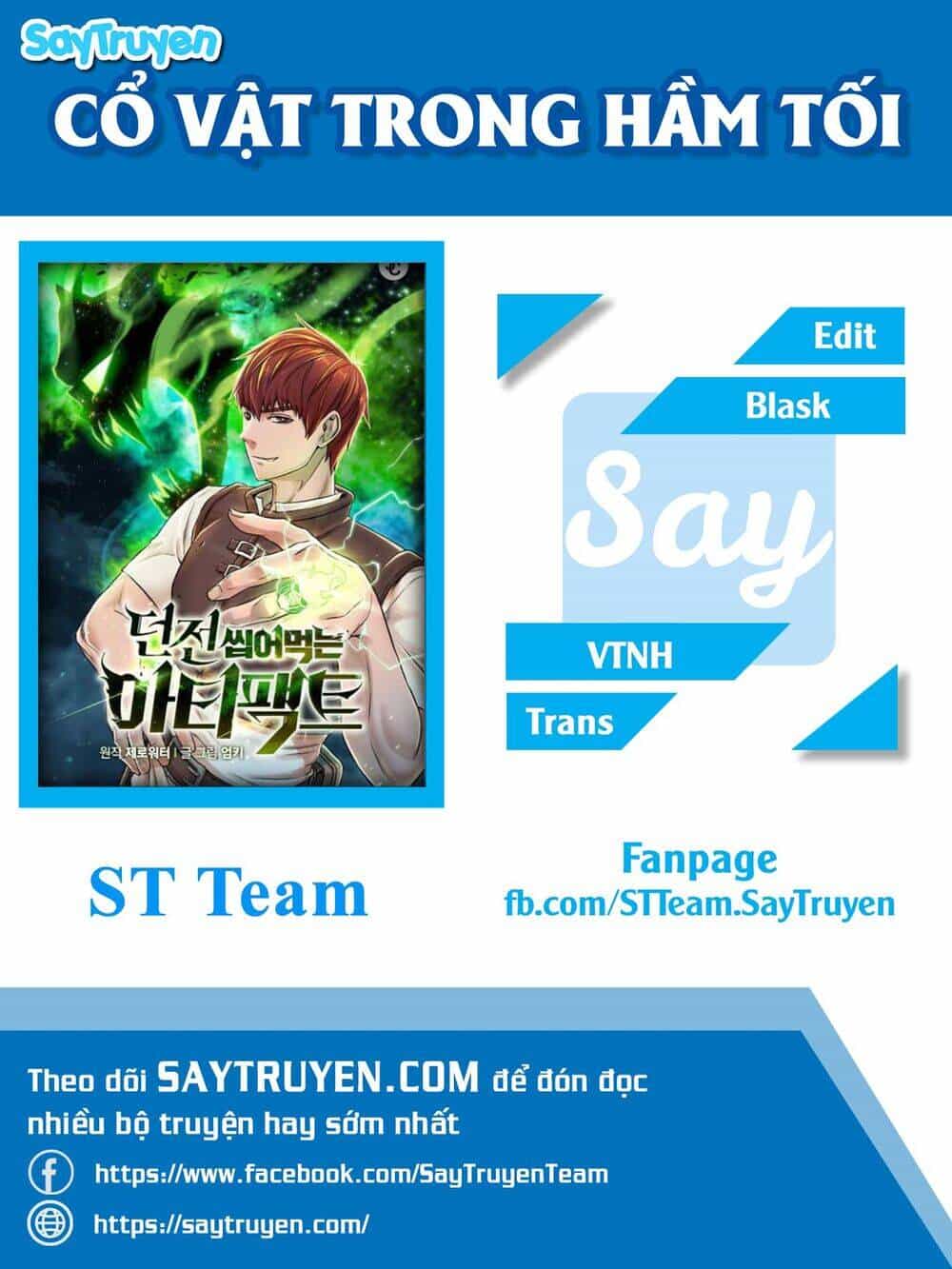 Cổ Vật Trong Hầm Tối - Chương 1 - ảnh 1