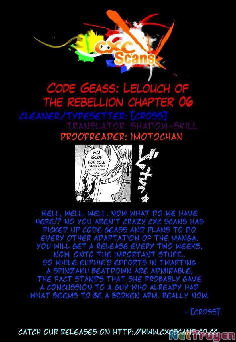 Code Geass Lelouch Of The Rebellion - Chương 6 - ảnh 44
