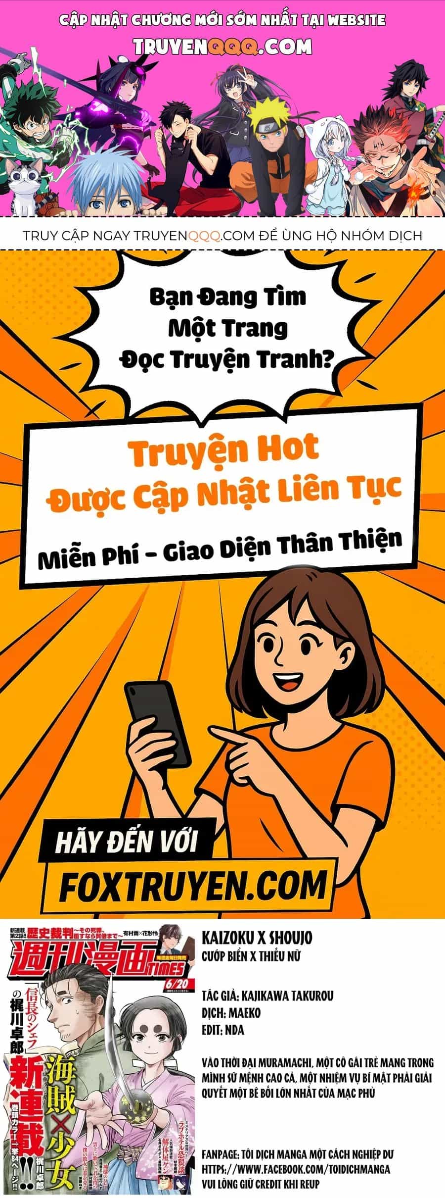 Cướp Biển X Thiếu Nữ - Chương 9 - ảnh 1