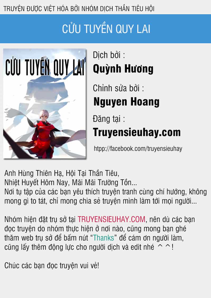 Cửu Tuyền Quy Lai - Chương 20 - ảnh 1