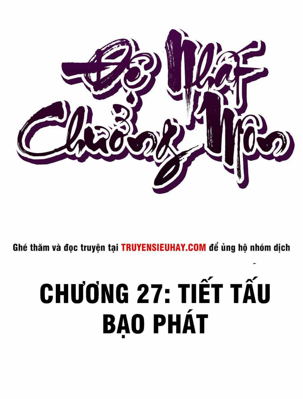 Đệ Nhất Chưởng Môn - Chương 27 - ảnh 2