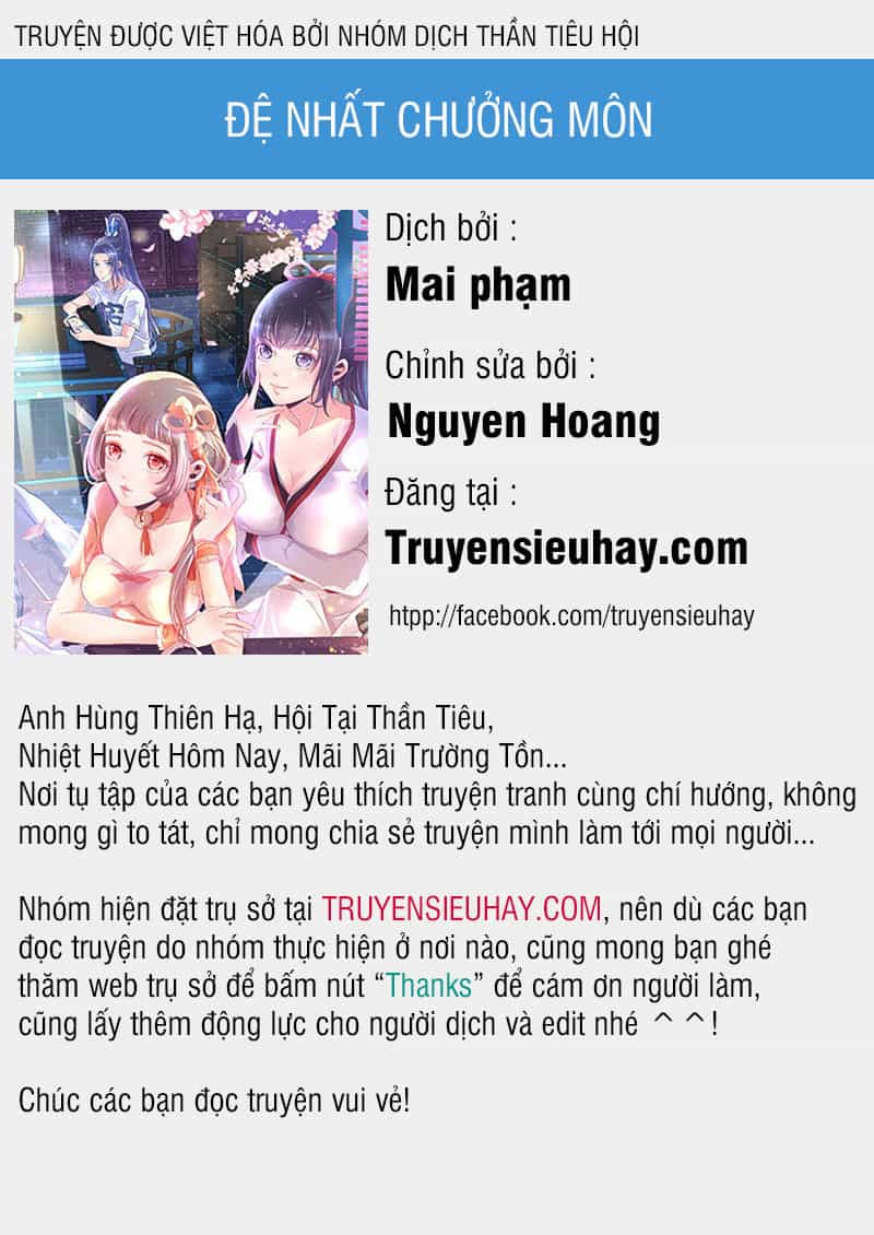 Đệ Nhất Chưởng Môn - Chương 39 - ảnh 1