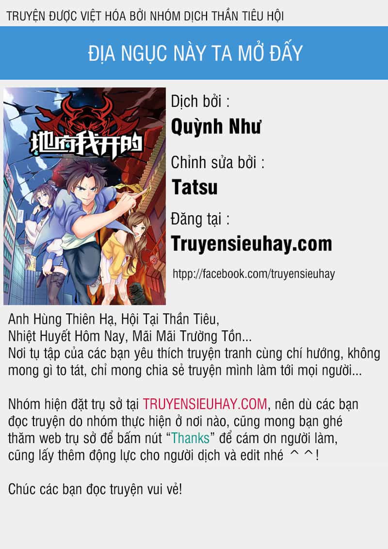Địa Ngục Này Ta Mở Ra Đấy - Chương 29 - ảnh 1