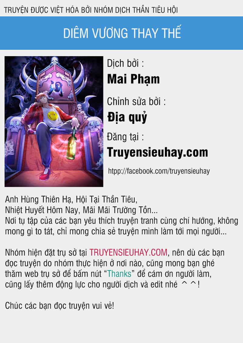 Diêm Vương Thay Thế - Chương 1 - ảnh 1