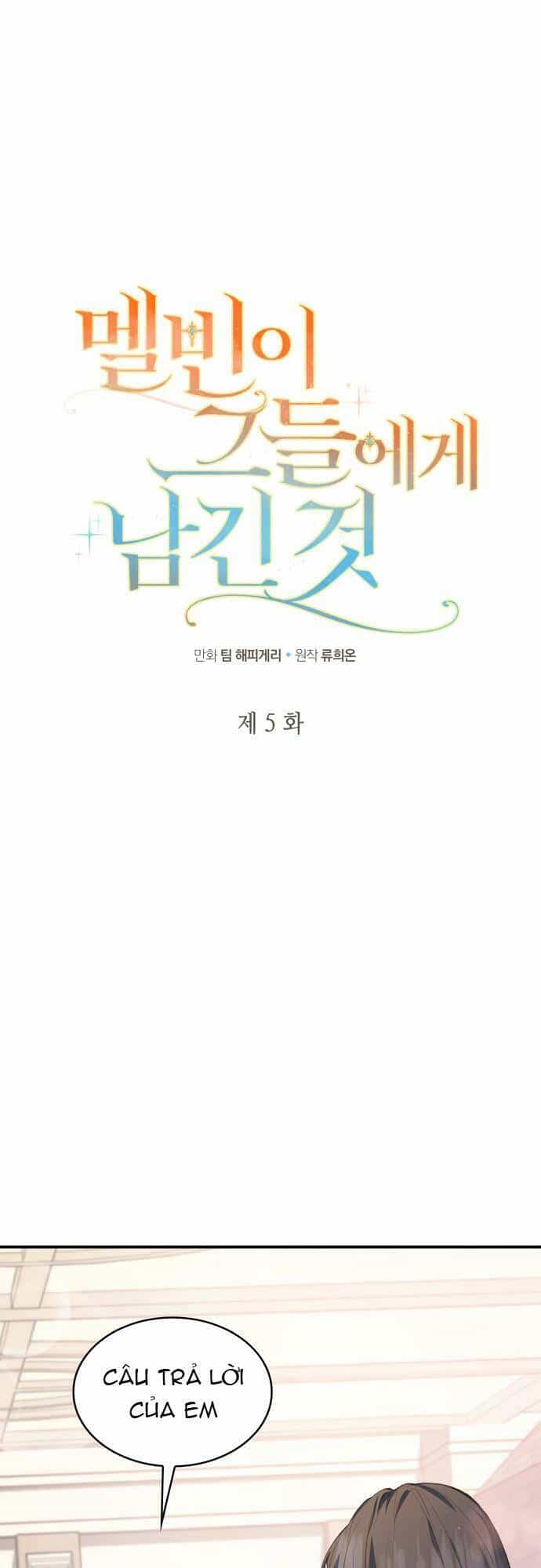 Điều Melvin Để Lại - Chương 5 - ảnh 1