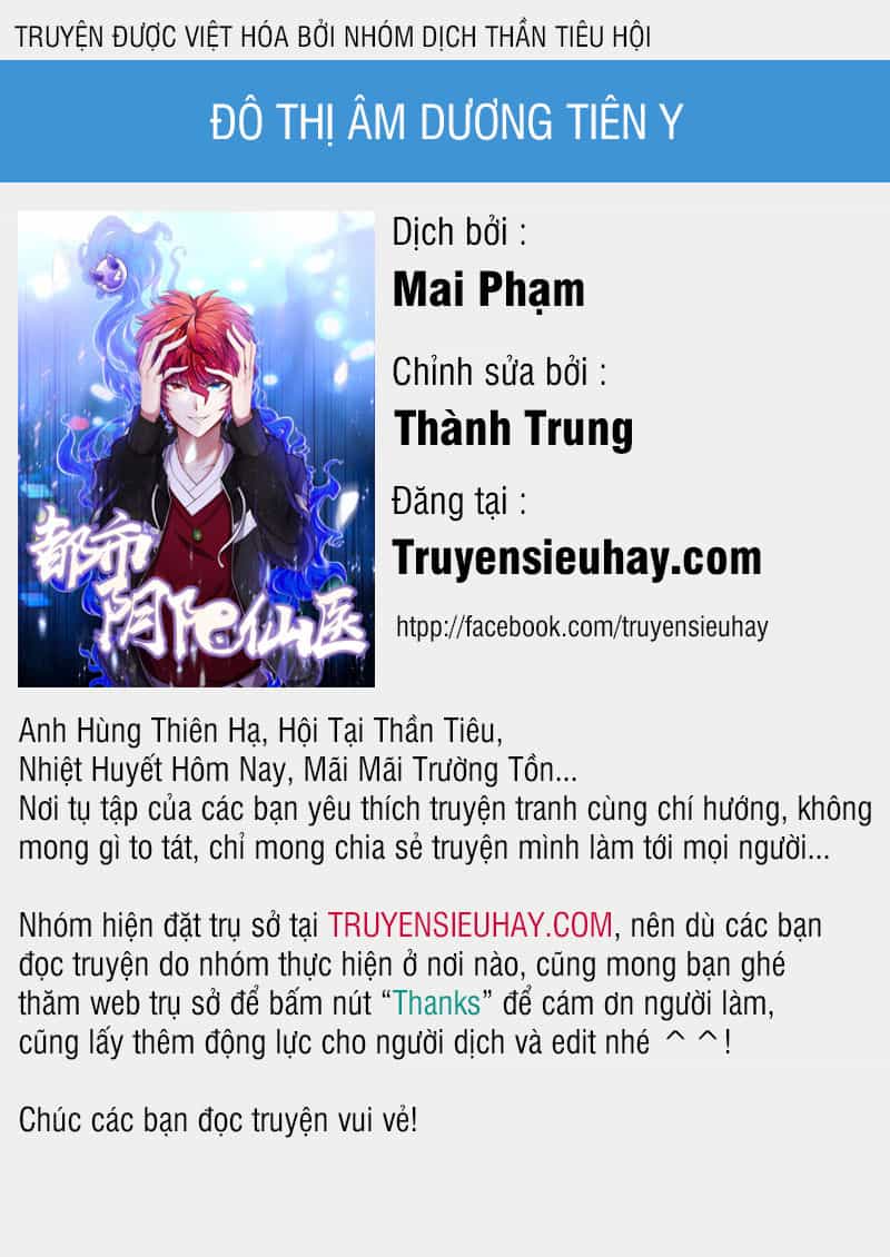 Đô Thị Âm Dương Tiên Y - Chương 3 - ảnh 1
