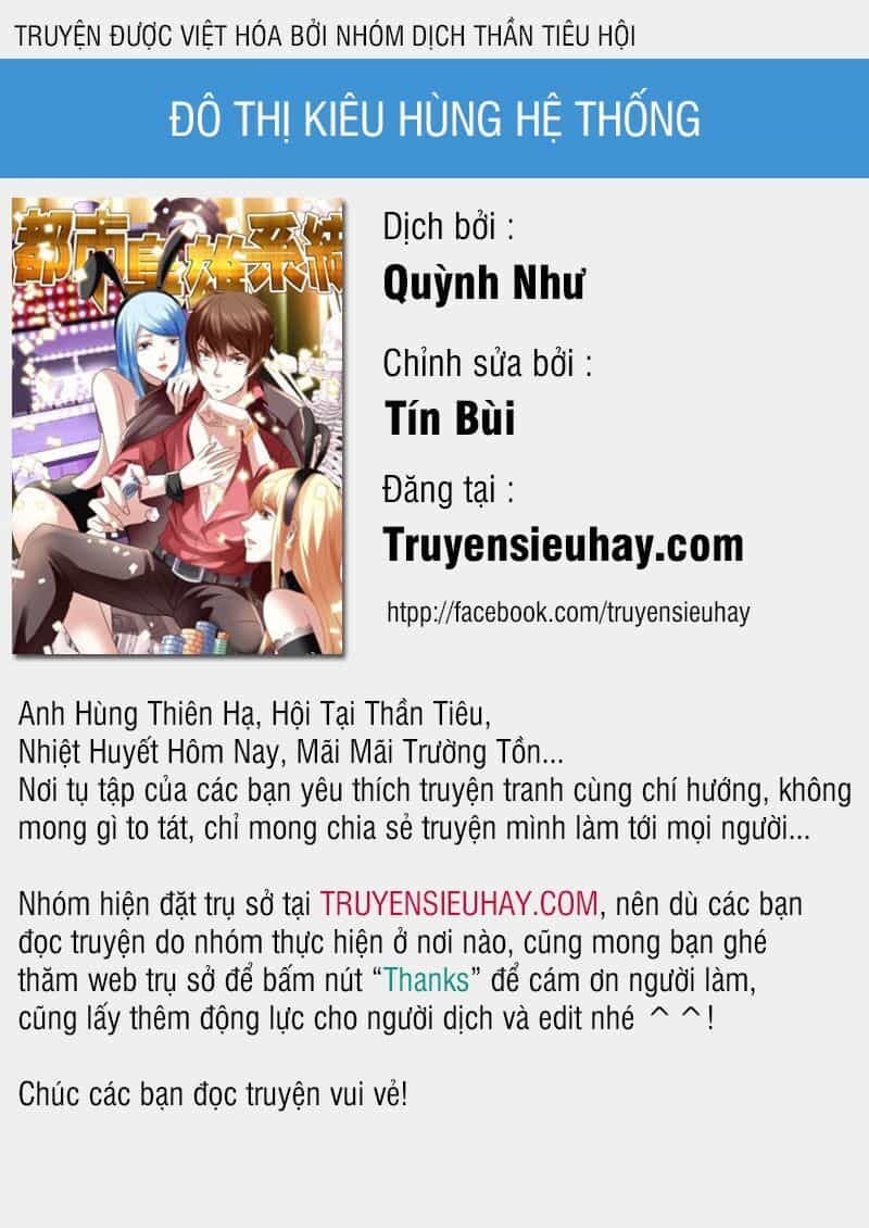 Đô Thị Kiêu Hùng Hệ Thống - Chương 231 - ảnh 1