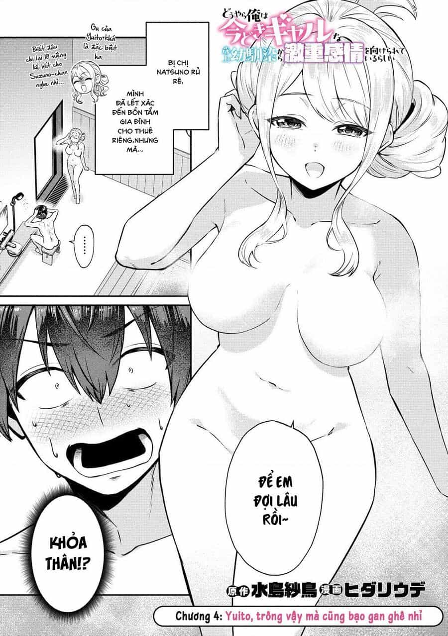 Douyara Ore Wa Imadoki Gal Na Toshiue Osananajimi Kara Gekiomo Kanjou Wo Mukerareteiru Rashii - Chương 4 - ảnh 2