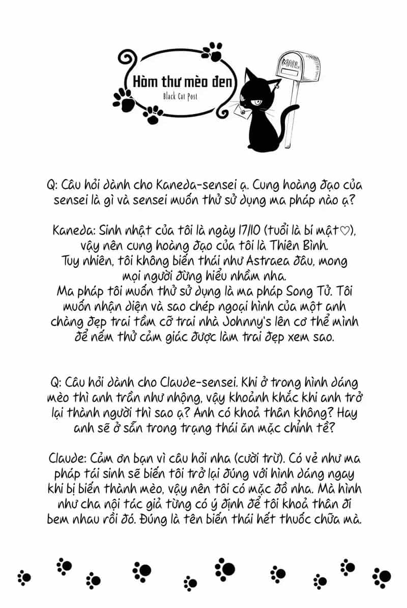 Hắc Miêu Và Lớp Học Phù Thủy - Chương 27.5 - ảnh 2