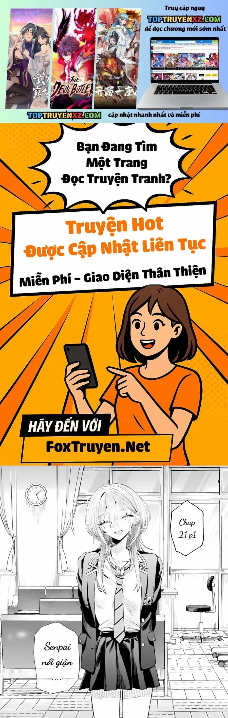 Haimiya-Senpai Vừa Đáng Sợ Lại Vừa Đáng Yêu! - Chương 21.1 - ảnh 2