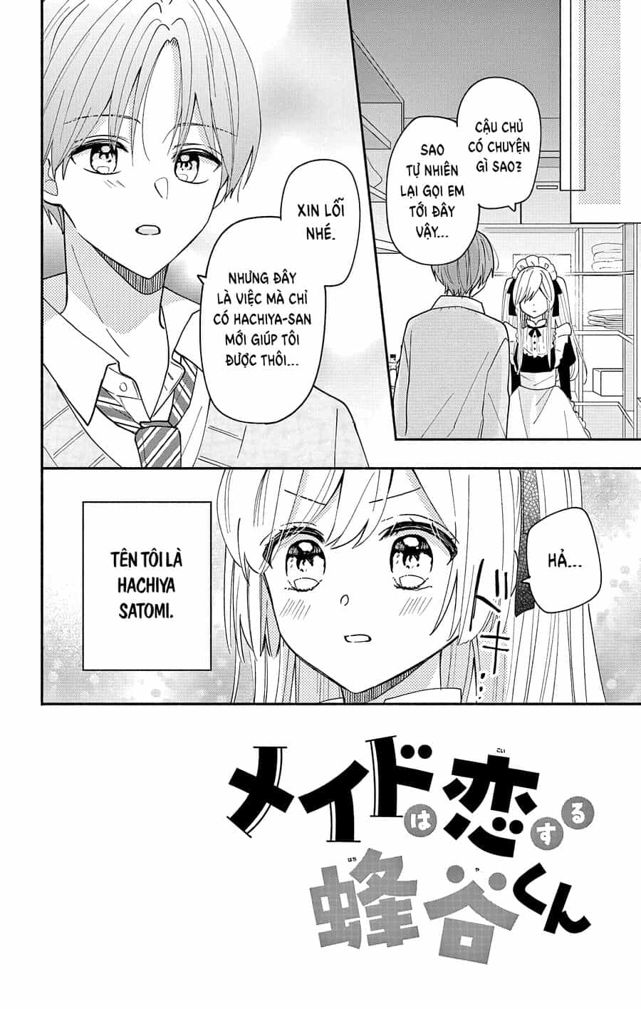 Hầu Gái Hachiya-Kun Biết Yêu - Chương 5 - ảnh 4
