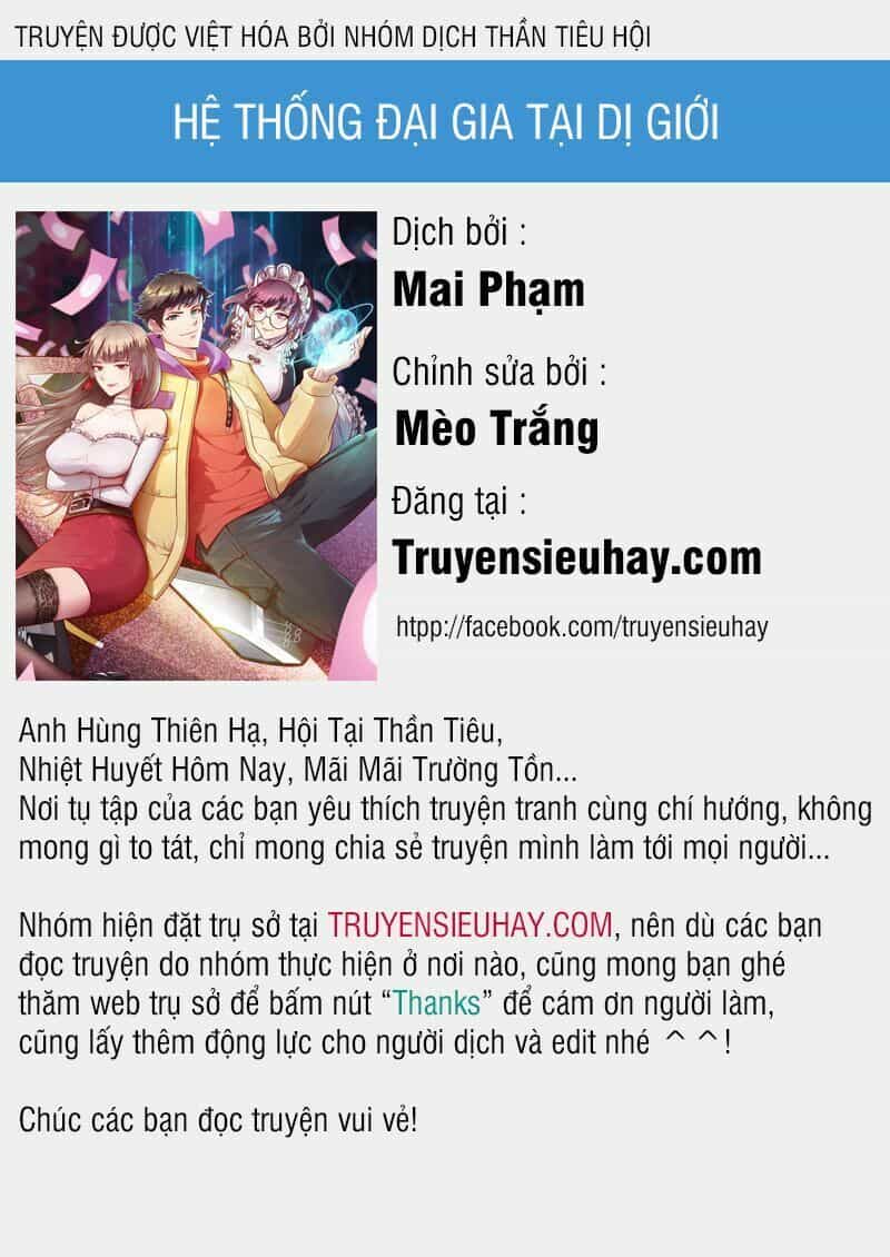 Hệ Thống Đại Gia Tại Dị Giới - Chương 2 - ảnh 1
