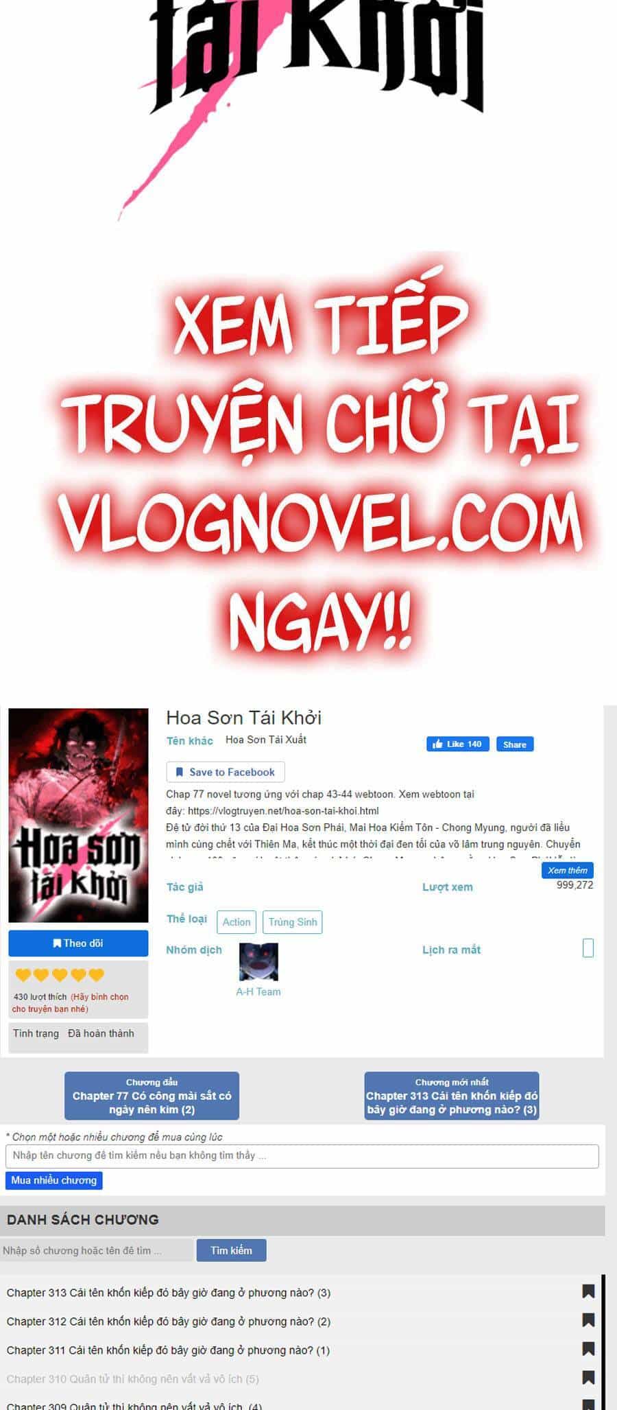 Hoa Sơn Tái Khởi - Chương 57 - ảnh 121