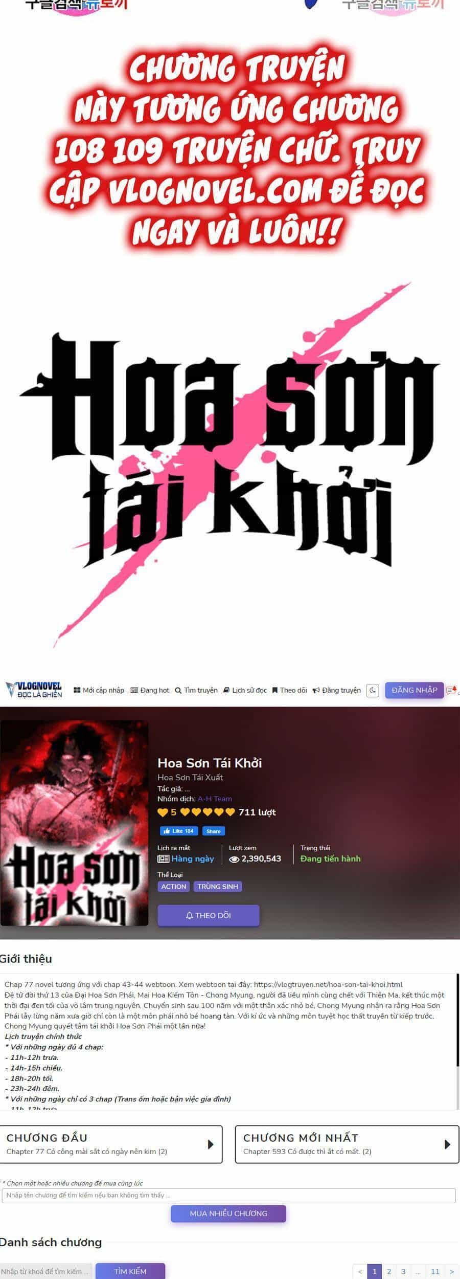 Hoa Sơn Tái Khởi - Chương 67 - ảnh 122