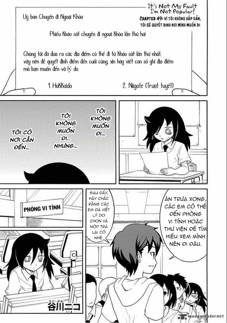 It’s Not My Fault That I’m Not Popular! - Chương 49 - ảnh 1