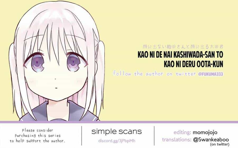 Kao Ni Denai Kashiwada-San To Kao Ni Deru Oota-Kun - Chương 15 - ảnh 15
