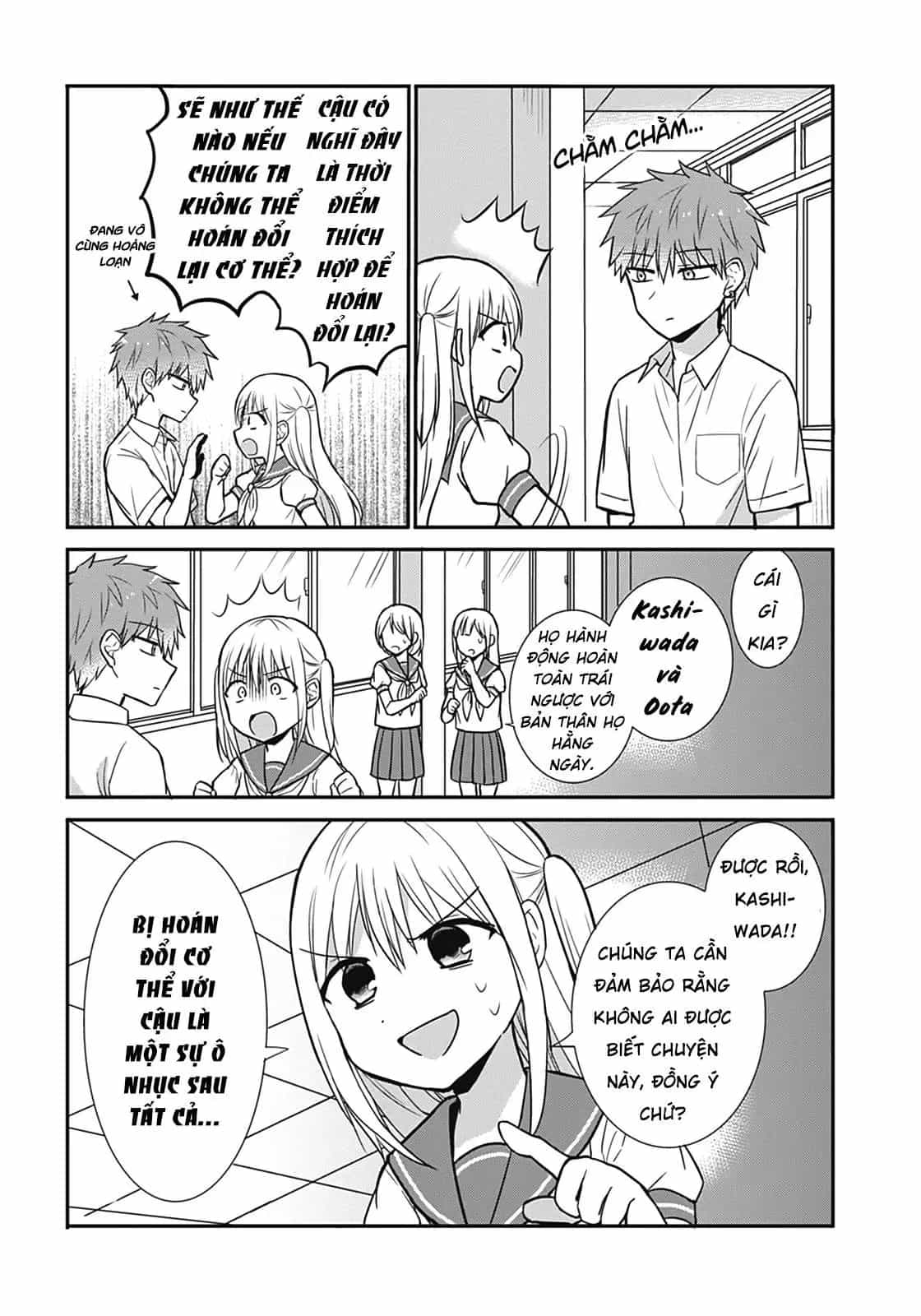Kao Ni Denai Kashiwada-San To Kao Ni Deru Oota-Kun - Chương 25.1 - ảnh 5