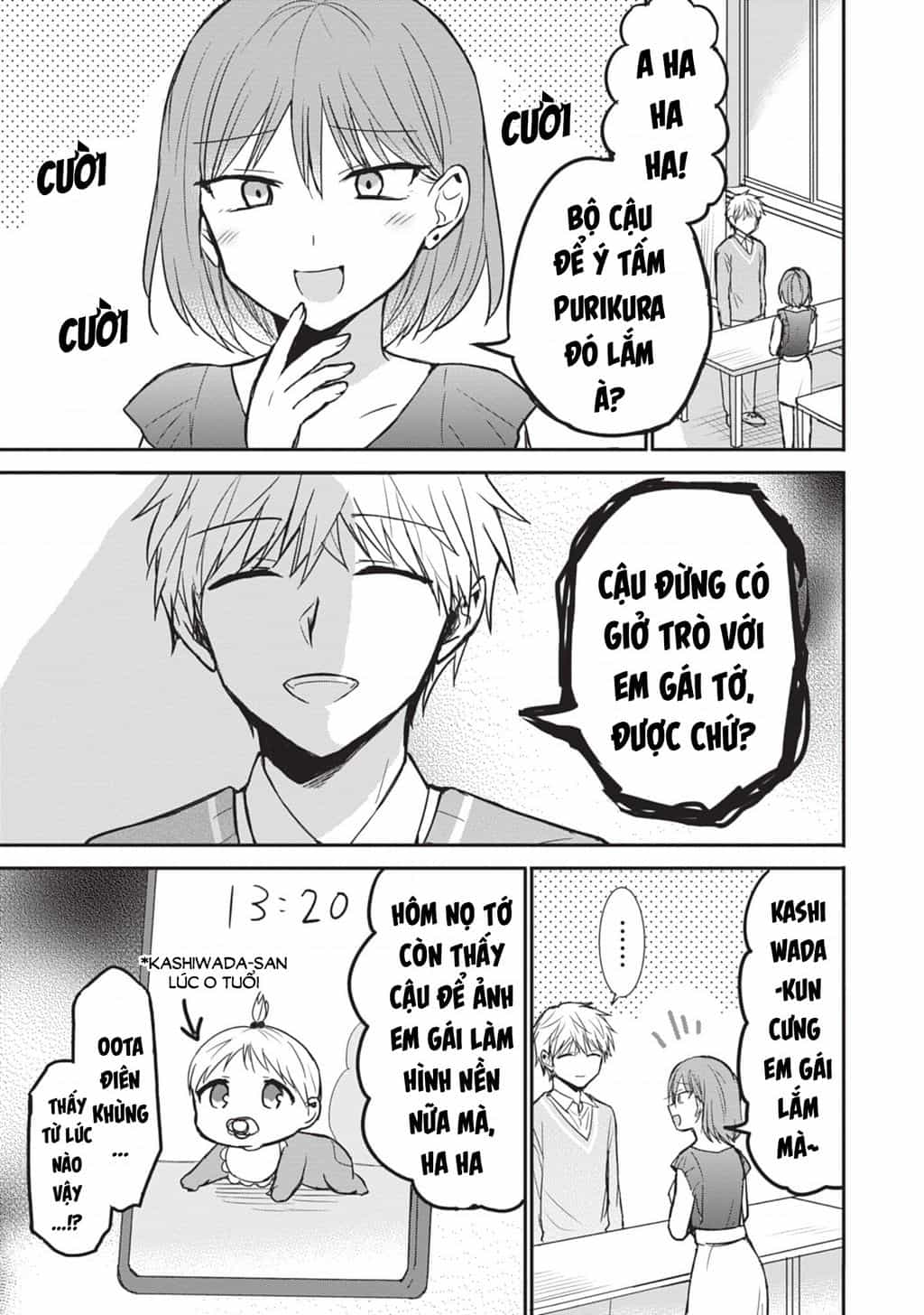 Kao Ni Denai Kashiwada-San To Kao Ni Deru Oota-Kun - Chương 79 - ảnh 12