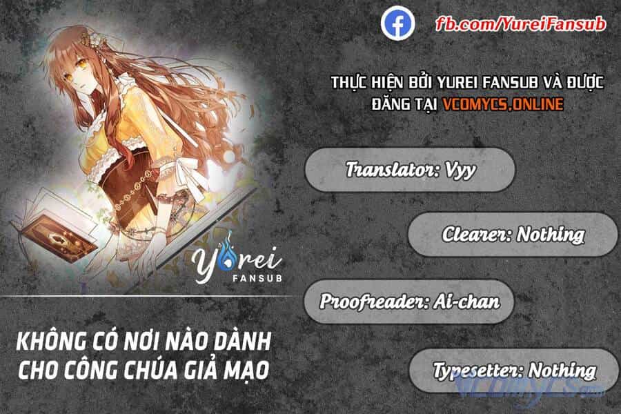 Không Có Nơi Nào Dành Cho Công Chúa Giả Mạo - Chương 3 - ảnh 1