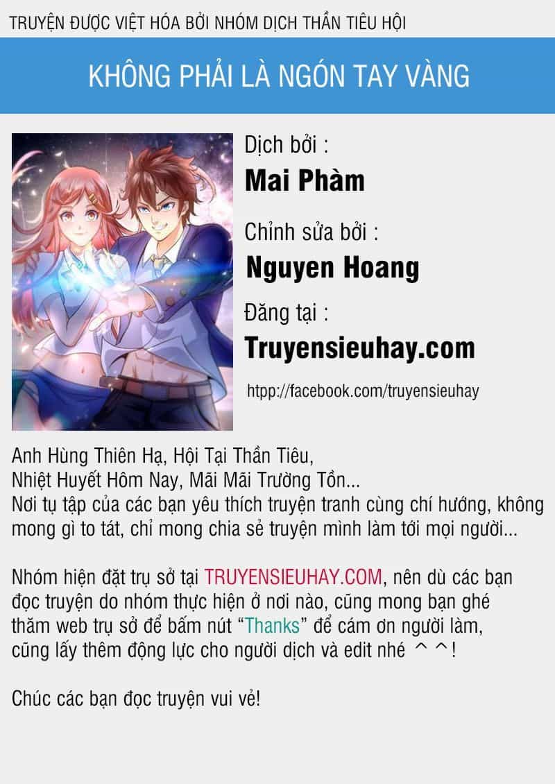 Không Phải Ngón Tay Vàng - Chương 21 - ảnh 1