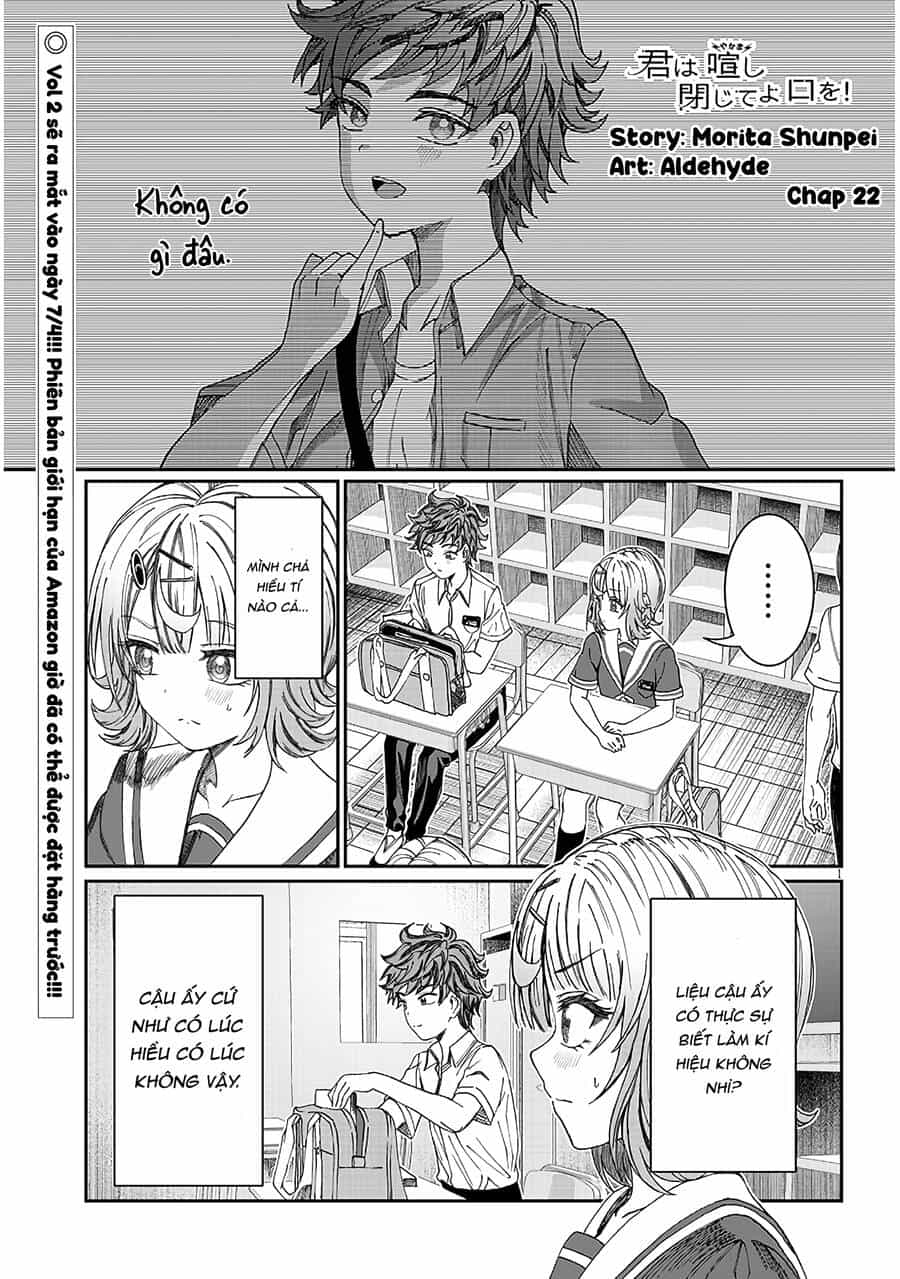Kimi Wa Yakamashi Tojite Yo Kuchi Wo! - Chương 22 - ảnh 1