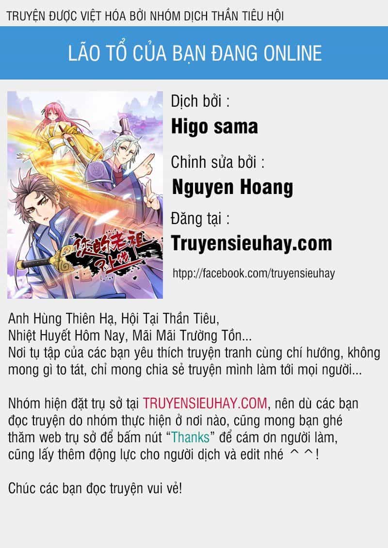Lão Tổ Của Bạn Đang Online - Chương 3 - ảnh 1
