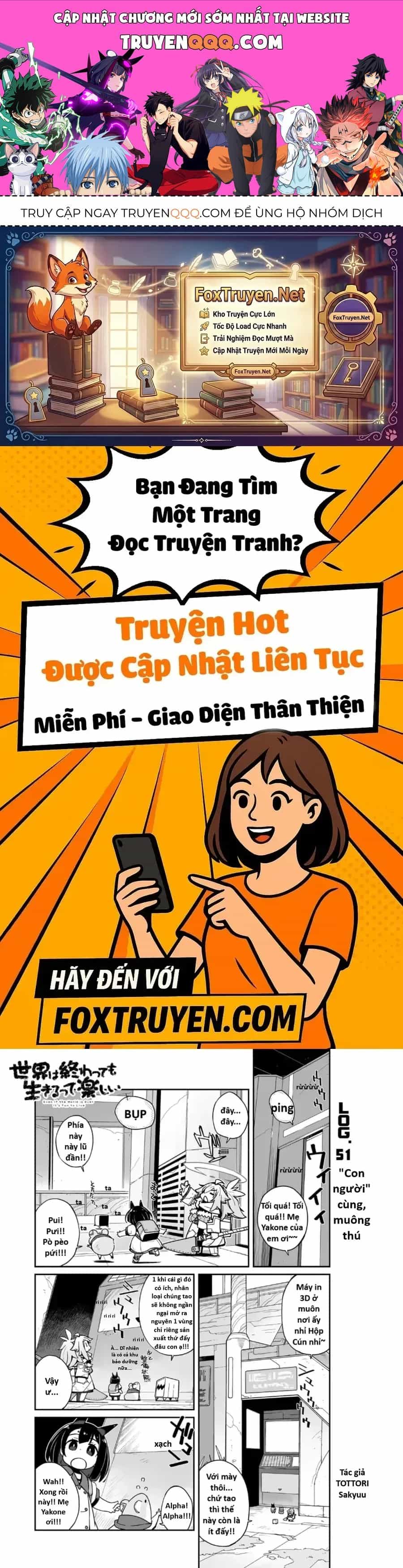 Ngay Cả Khi Hậu Tận Thế, Thật Hạnh Phúc Vẫn Còn Được Sống... - Chương 51.1 - ảnh 1