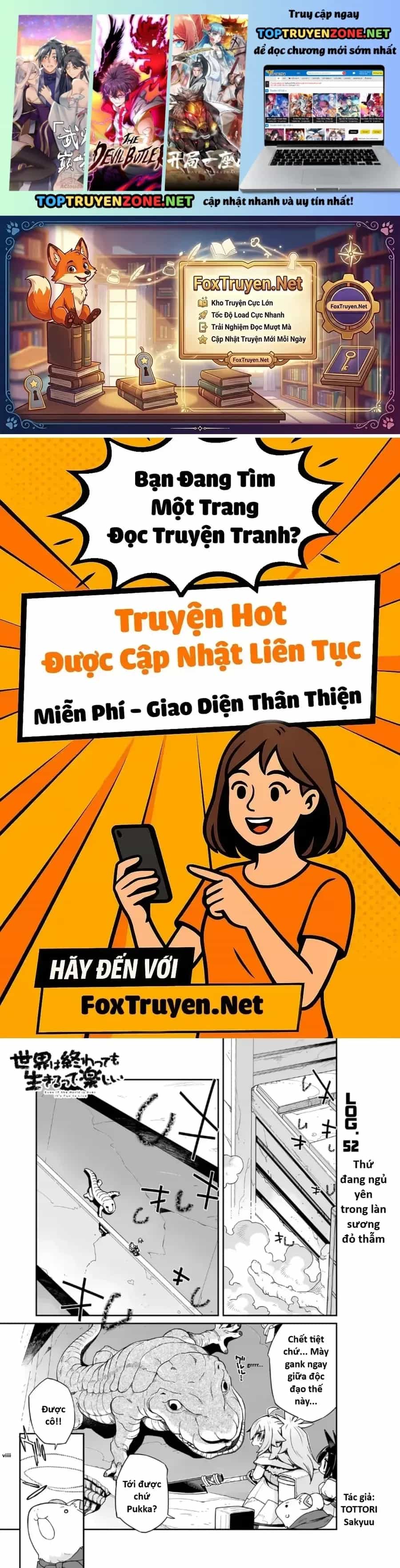 Ngay Cả Khi Hậu Tận Thế, Thật Hạnh Phúc Vẫn Còn Được Sống... - Chương 52.1 - ảnh 2