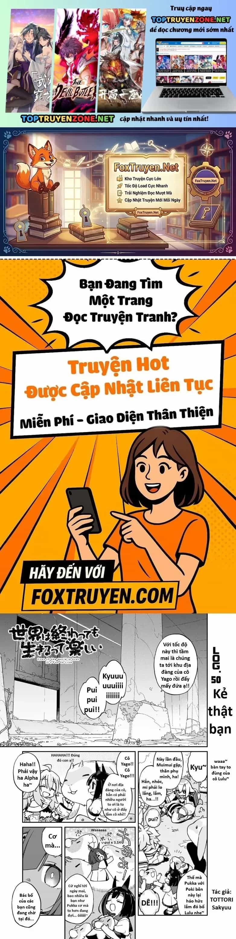 Ngay Cả Khi Hậu Tận Thế, Thật Hạnh Phúc Vẫn Còn Được Sống... - Chương 50.1 - ảnh 2