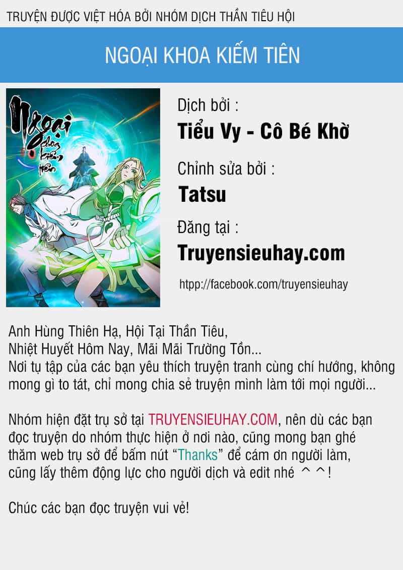 Ngoại Khoa Kiếm Tiên - Chương 8 - ảnh 1