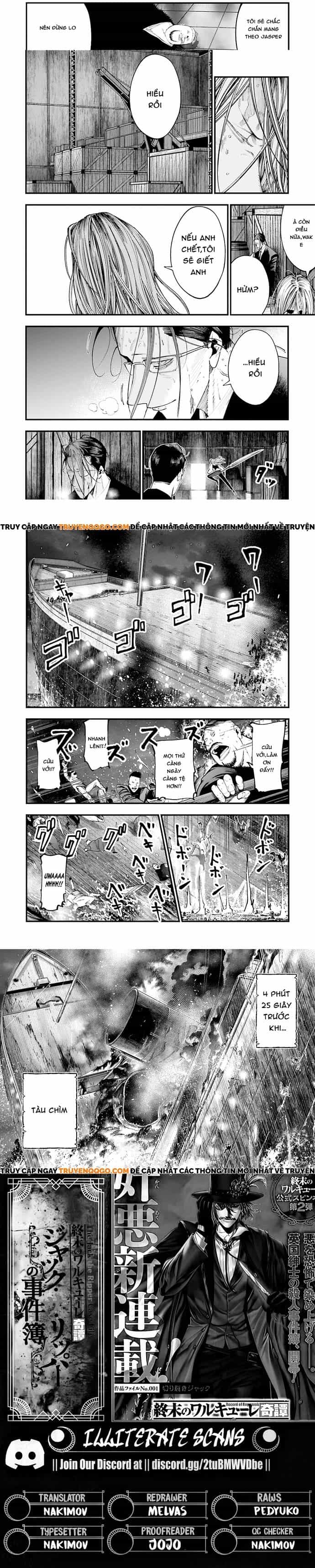 Ngoại Truyện Shuumatsu No Valkyrie – Hồ Sơ Vụ Án Jack Đồ Tể - Chương 26 - ảnh 7