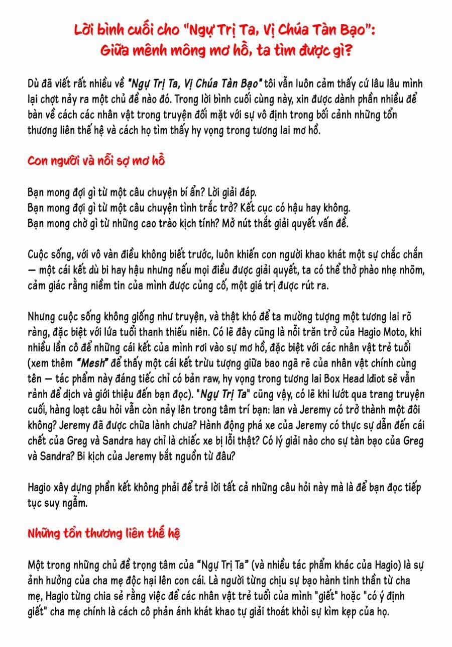 Ngự Trị Ta, Vị Chúa Tàn Bạo - Zankoku Na Kami Ga Shihaisuru - Chương 55 - ảnh 62