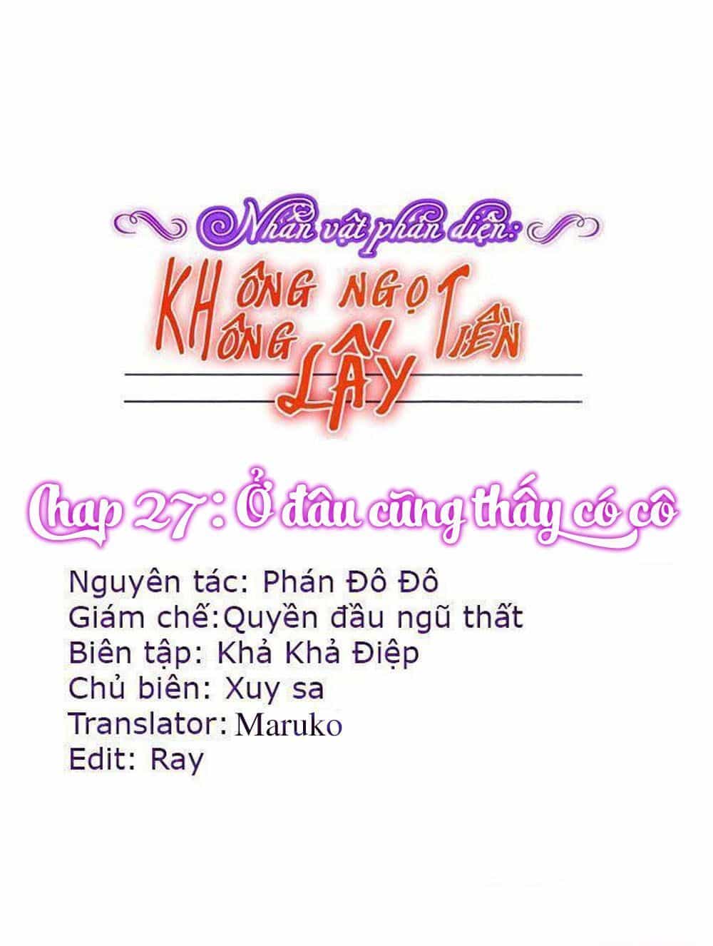 Nhân Vật Phản Diện: Không Ngọt Không Lấy Tiền - Chương 27 - ảnh 1
