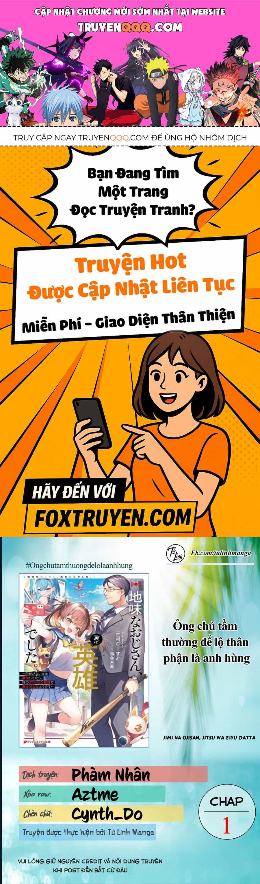 Ông Chú Tầm Thường Để Lộ Là Thân Phận Anh Hùng - Chương 1 - ảnh 1
