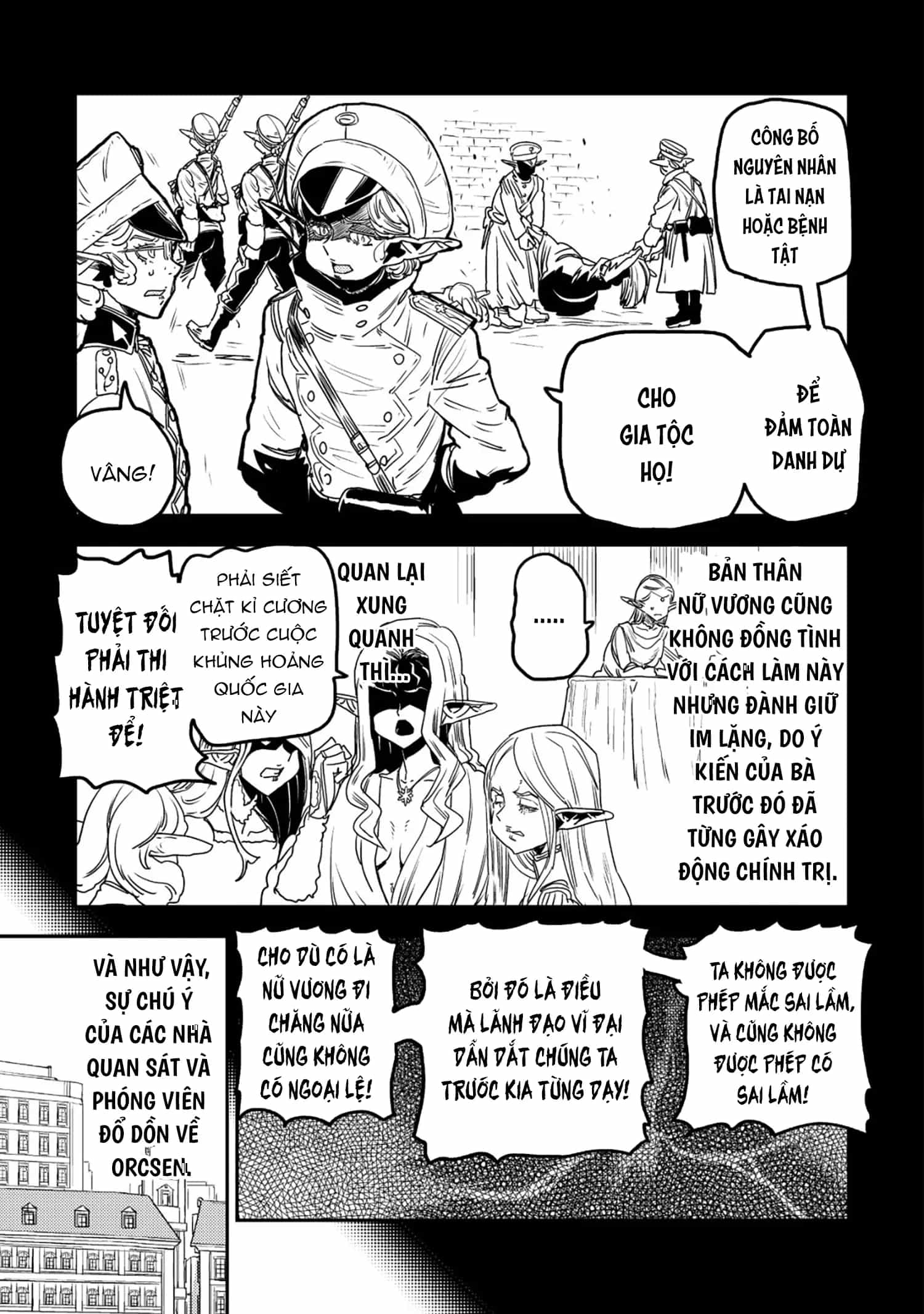 Orcsen Oukokushi ~Yaban Na Orc No Kuni Wa, Ikanishite Heiwa Na Elf No Kuni Wo Yakiharau Ni Itatta Ka~ - Chương 21 - ảnh 43