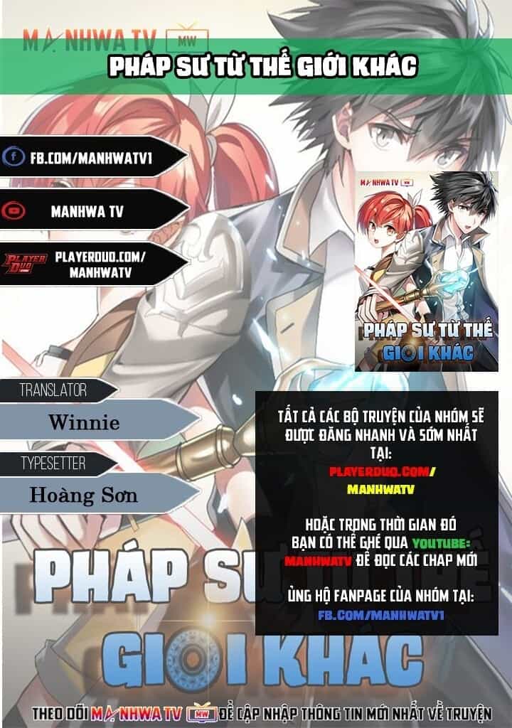Pháp Sư Từ Thế Giới Khác - Chương 20 - ảnh 1