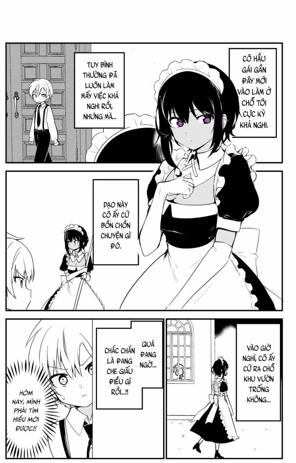 Saikin Yatotta Meido Ga Ayashii - Chương 9 - ảnh 1