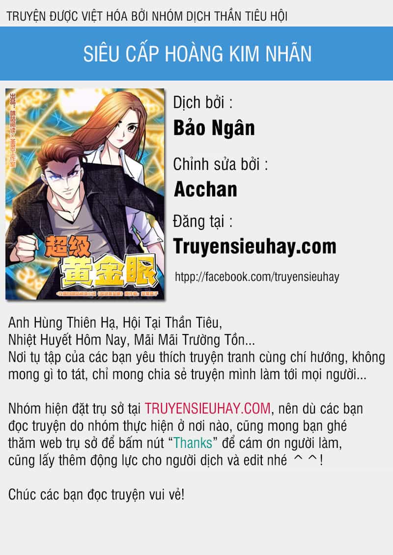 Siêu Cấp Hoàng Kim Nhãn - Chương 2 - ảnh 1