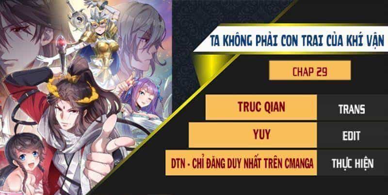 Ta Đích Thật Không Phải Con Trai Khí Vận - Chương 29 - ảnh 1