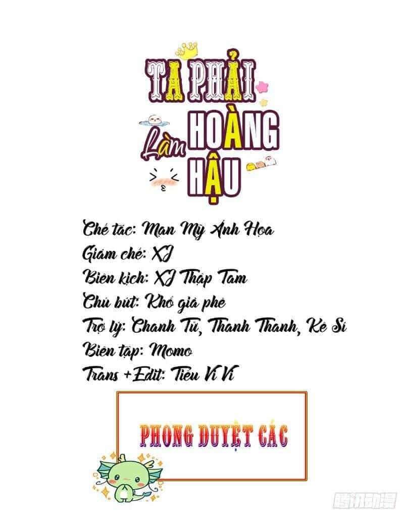 Ta Phải Làm Hoàng Hậu - Chương 2 - ảnh 1
