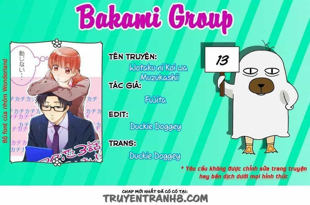 Thật Khó Để Yêu 1 Otaku - Chương 13 - ảnh 1