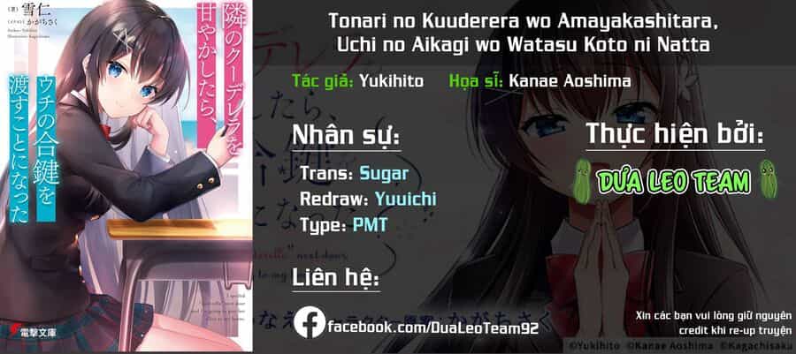 Tonari No Kuuderera O Amayakashitara, Uchi No Aikagi O Watasu Koto Ni Natta - Chuong 1 - ảnh 46