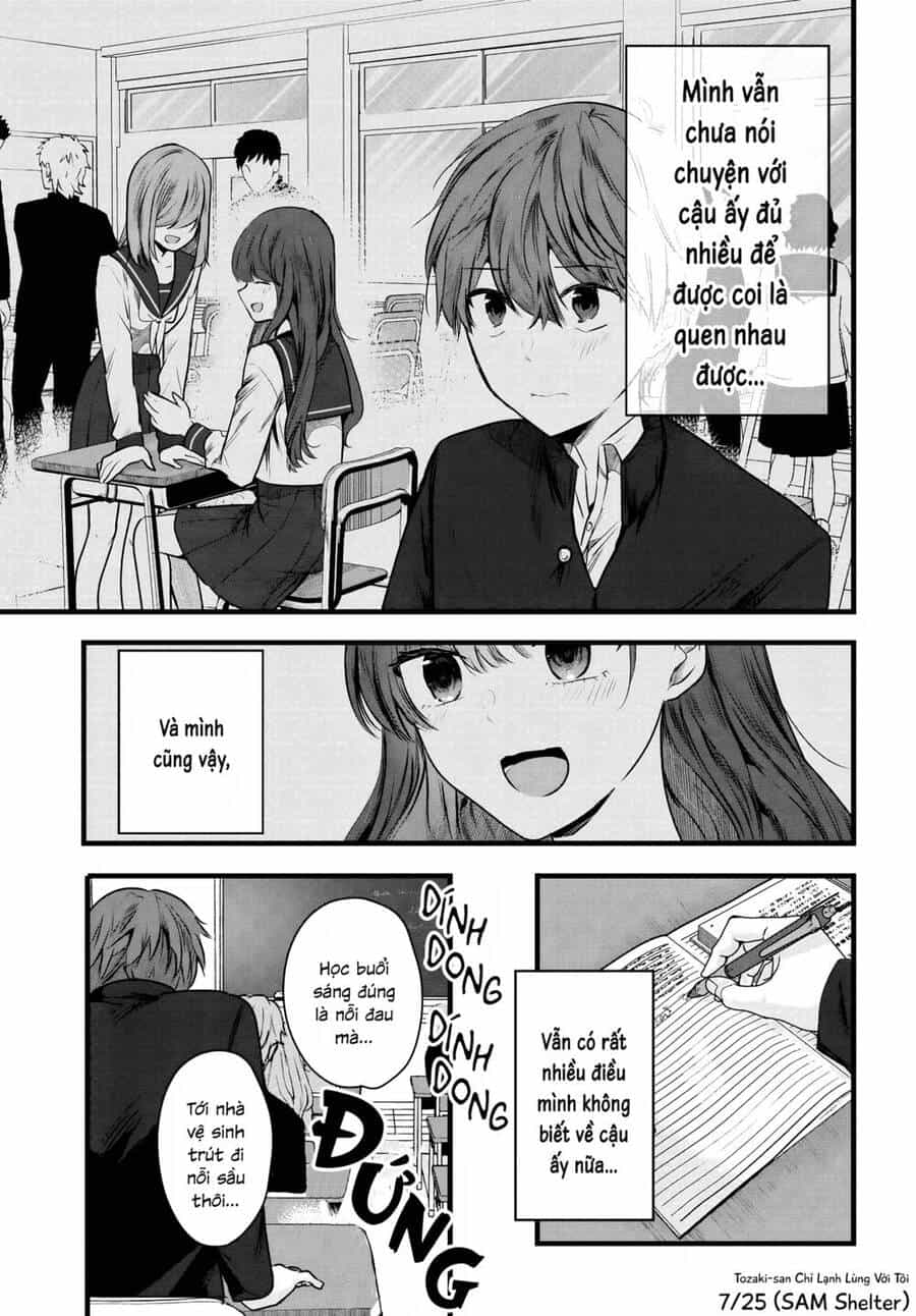 Tozaki-San Chỉ Lạnh Lùng Với Tôi - Chương 3 - ảnh 7